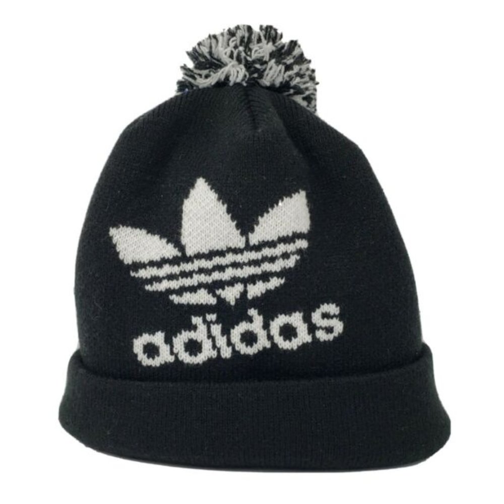 Adidas Originals Pom II Beanie Black & White Hat